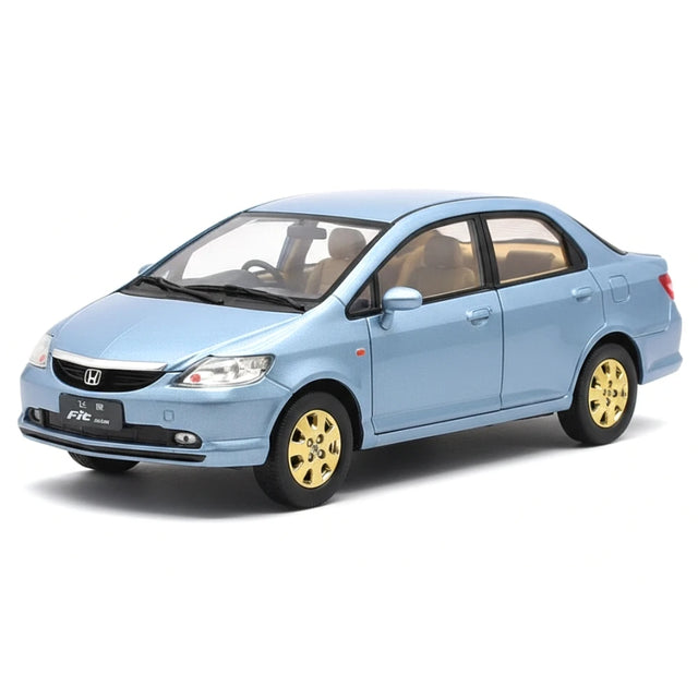 [OEM] 1:24 Honda 2003 Fit Saloon blauw modelauto Die-Cast