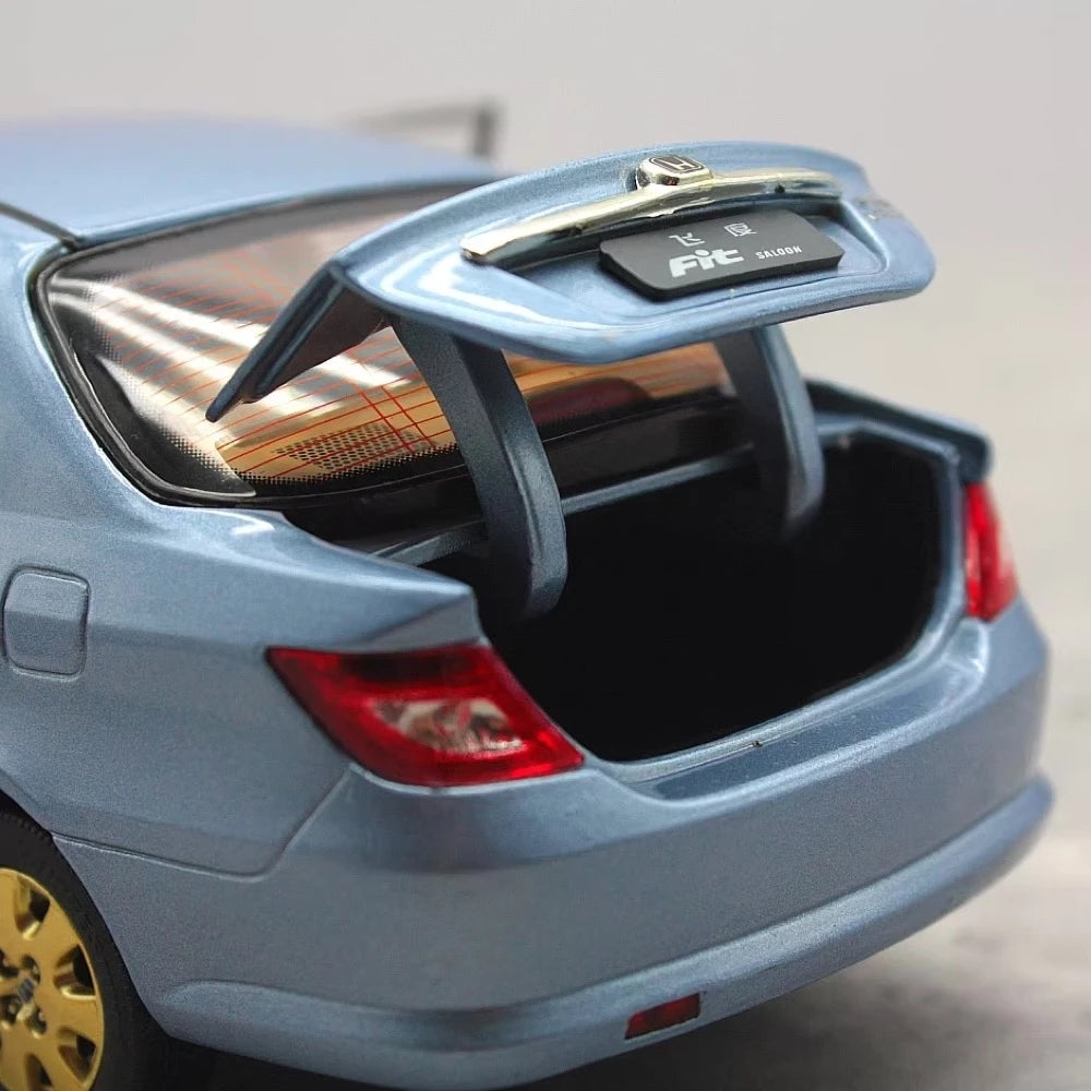 [OEM] 1:24 Honda 2003 Fit Saloon blauw modelauto Die-Cast
