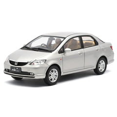 [OEM] 1:24 Honda 2003 Fit Saloon Silver Model Car Die-Cast