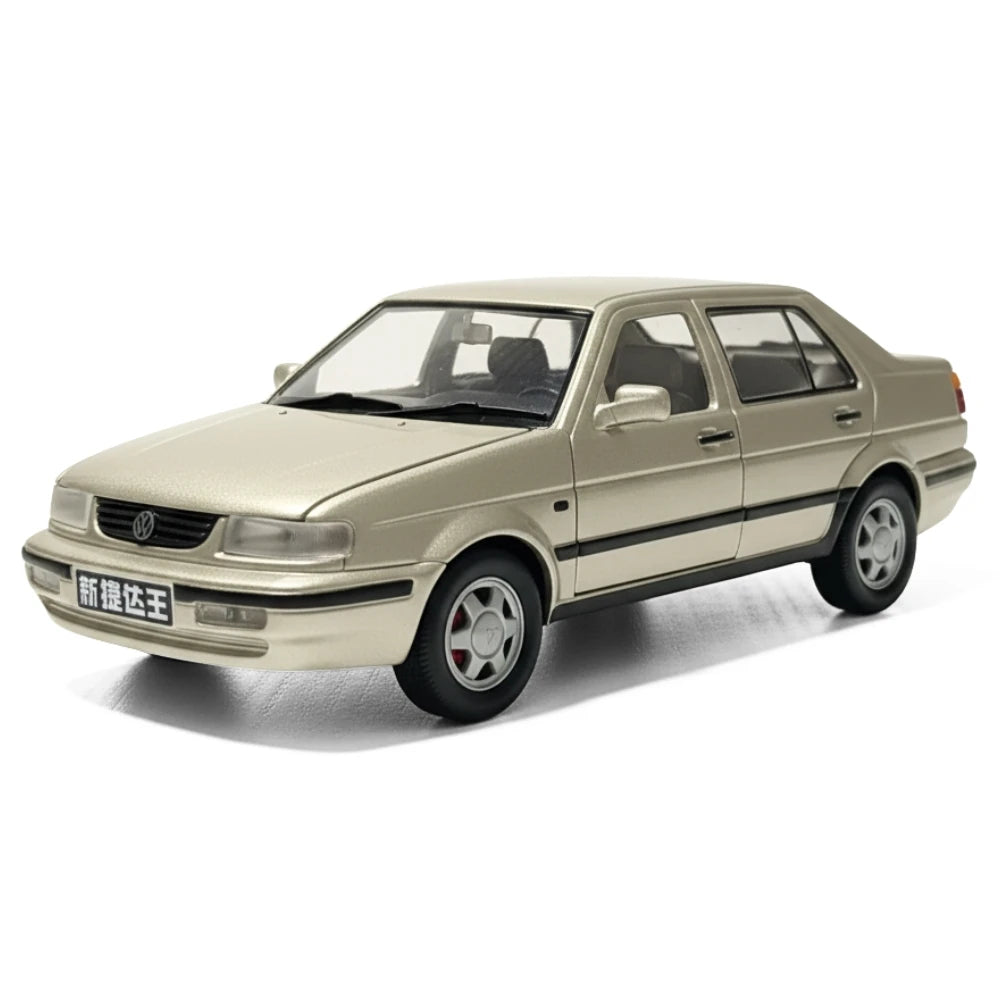 [OEM] 1:24 Volkswagen 1997 Jetta oro modellino di auto Die-Cast