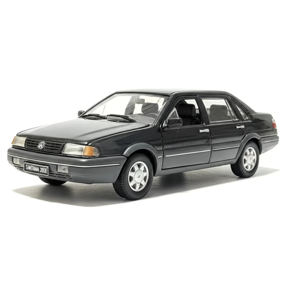 [OEM] 1:24 Volkswagen 1997 Santana 2000 GLS Black Model Car Die-Cast