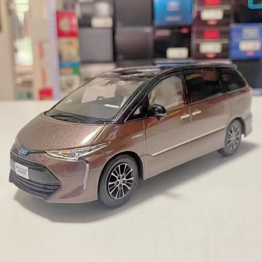 [OEM] 1:30 Toyota 2006 Estima XR50 Brown Model Car Die-Cast