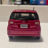 [OEM] 1:30 Toyota 2016 Passo M700A Red Model Car Die-Cast