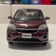 [OEM] 1:30 Toyota 2016 Passo M700A Wine modellino di auto Die-Cast