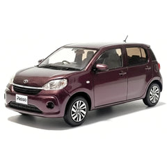 [OEM] 1:30 Toyota 2016 Passo M700A Wine modellino di auto Die-Cast