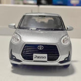 [OEM] 1:30 Toyota 2016 Passo MODA M700A Silver Model Car Die-Cast