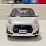 [OEM] 1:30 Toyota 2016 Passo MODA M700A wit modelauto Die-Cast