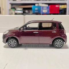 [OEM] 1:30 Toyota 2016 Passo MODA M700A Wine Model Car Die-Cast