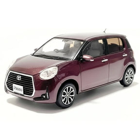 [OEM] 1:30 Toyota 2016 Passo MODA M700A Wine Model Car Die-Cast