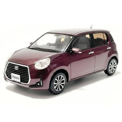 [OEM] 1:30 Toyota 2016 Passo MODA M700A Wine Model Car Die-Cast