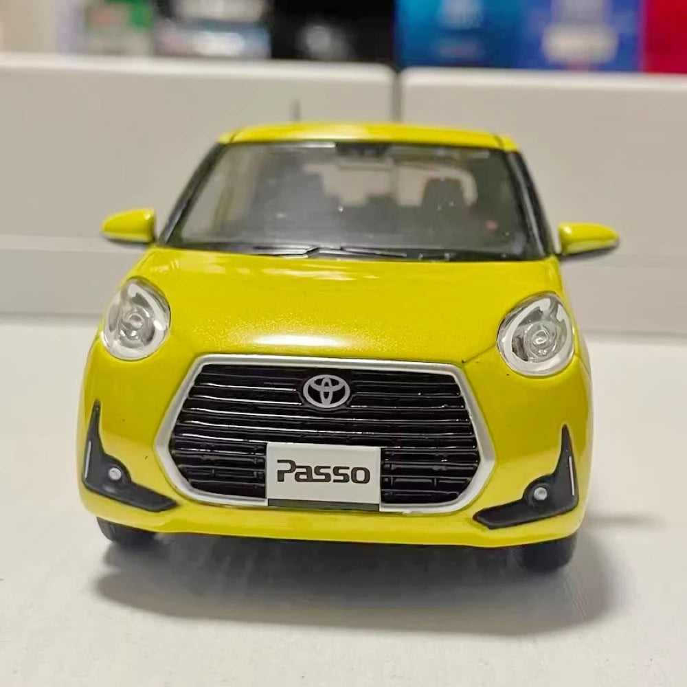 [OEM] 1:30 Toyota 2016 Passo MODA M700A jaune voiture miniature Die-Cast