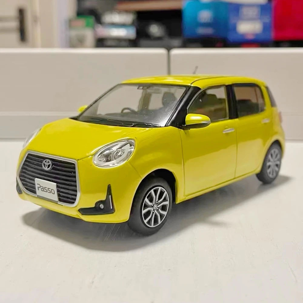 [OEM] 1:30 Toyota 2016 Passo MODA M700A jaune voiture miniature Die-Cast