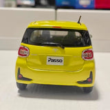 [OEM] 1:30 Toyota 2016 Passo MODA M700A jaune voiture miniature Die-Cast
