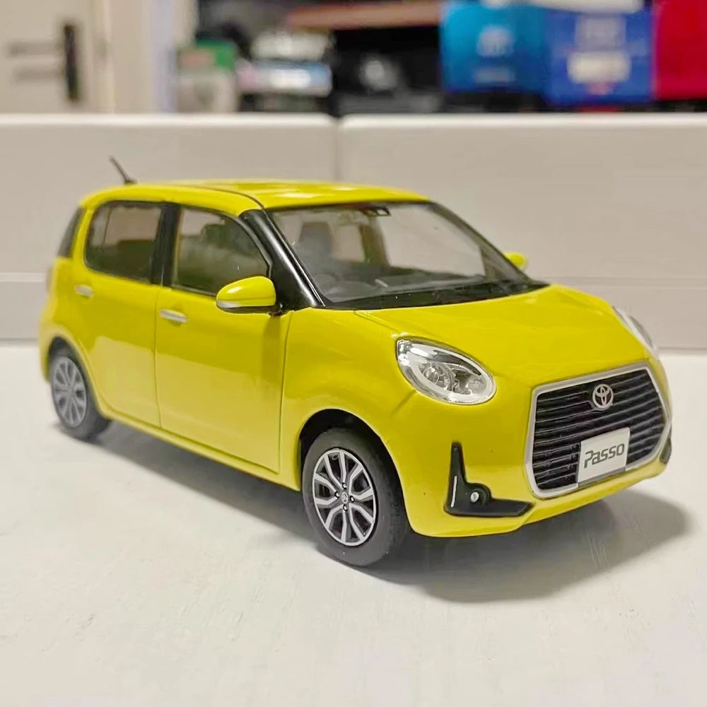 [OEM] 1:30 Toyota 2016 Passo MODA M700A jaune voiture miniature Die-Cast