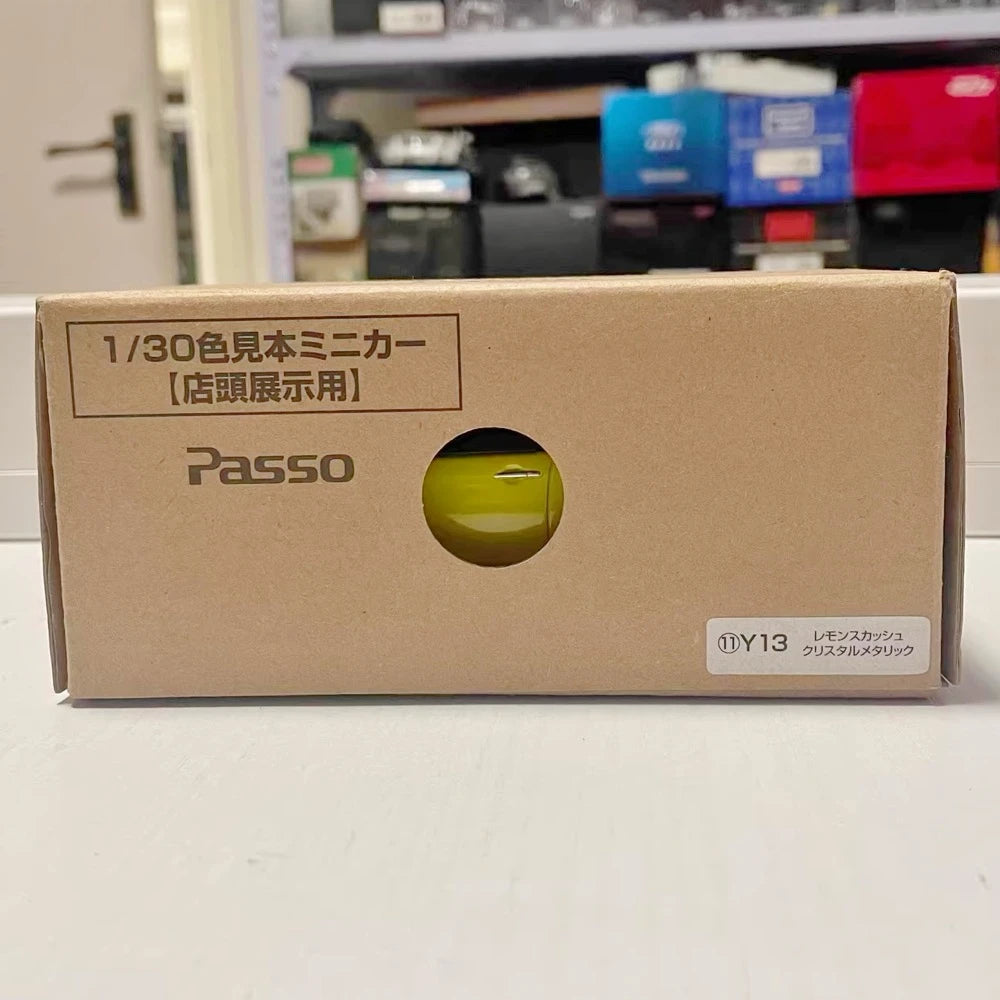 [OEM] 1:30 Toyota 2016 Passo MODA M700A jaune voiture miniature Die-Cast