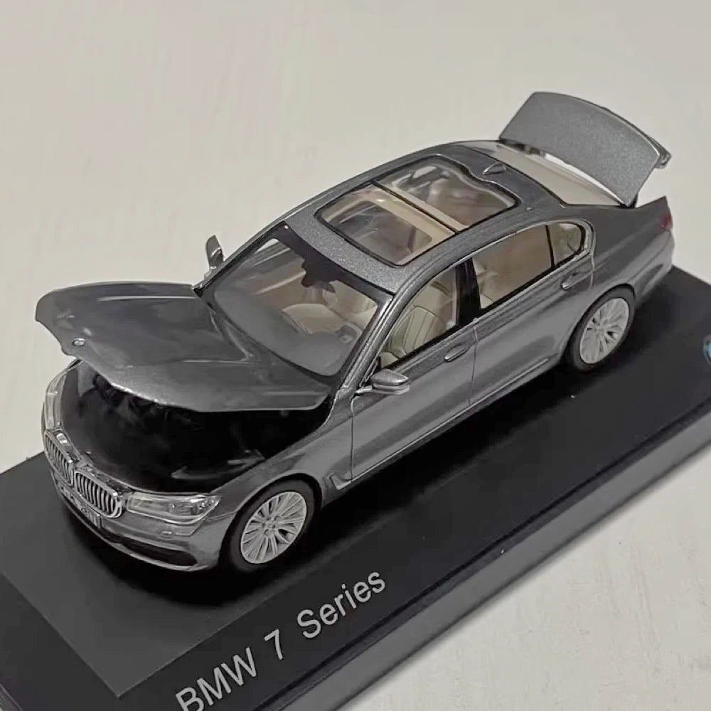 [OEM] 1:43 BMW 2015 G12 750Li gris voiture miniature Die-Cast