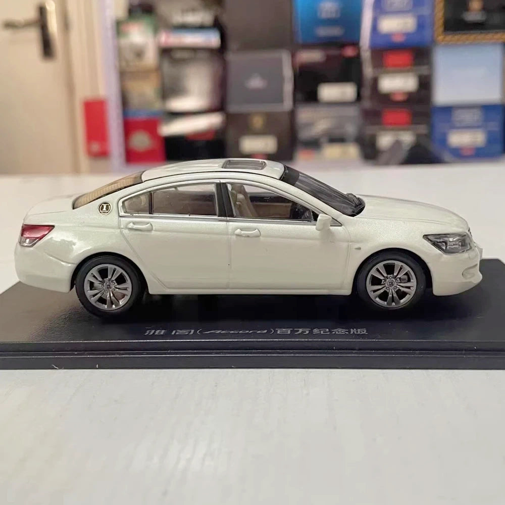 [OEM] 1:43 Honda 2010 Accord bianco modellino di auto Die-Cast