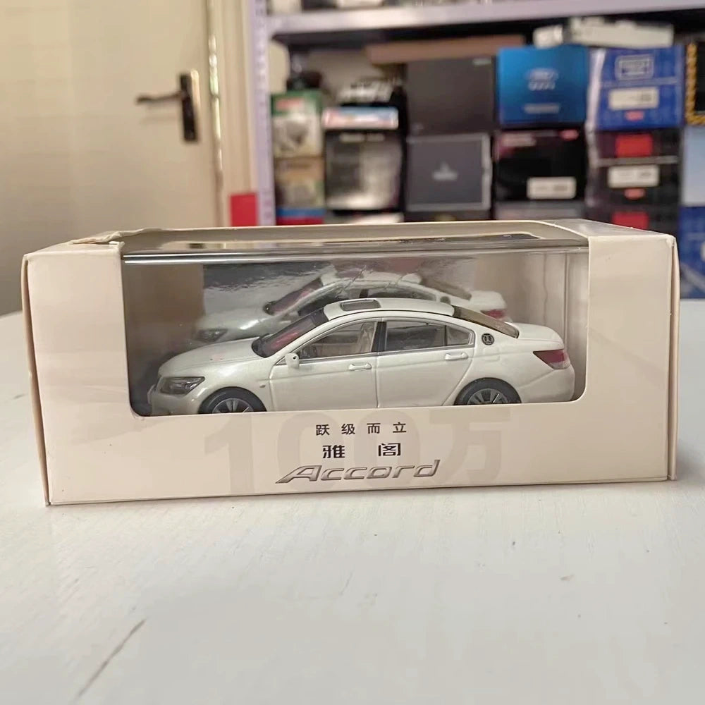 [OEM] 1:43 Honda 2010 Accord bianco modellino di auto Die-Cast