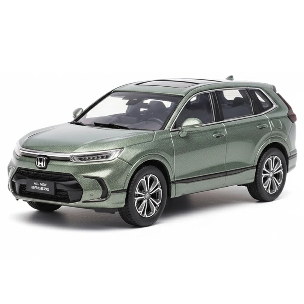 [OEM] 1:43 Honda 2023 Breeze Green Model Car Die-Cast