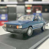 [OEM] 1:43 Volkswagen 1985 Santana B2 Blue Model Car Die-Cast