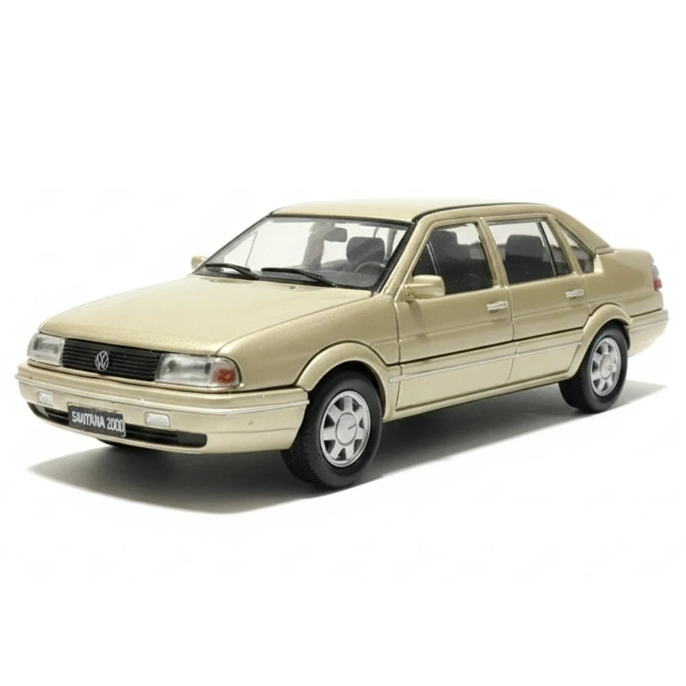 [OEM] 1:43 Volkswagen 1995 Santana 2000 Gold Model Car Die-Cast
