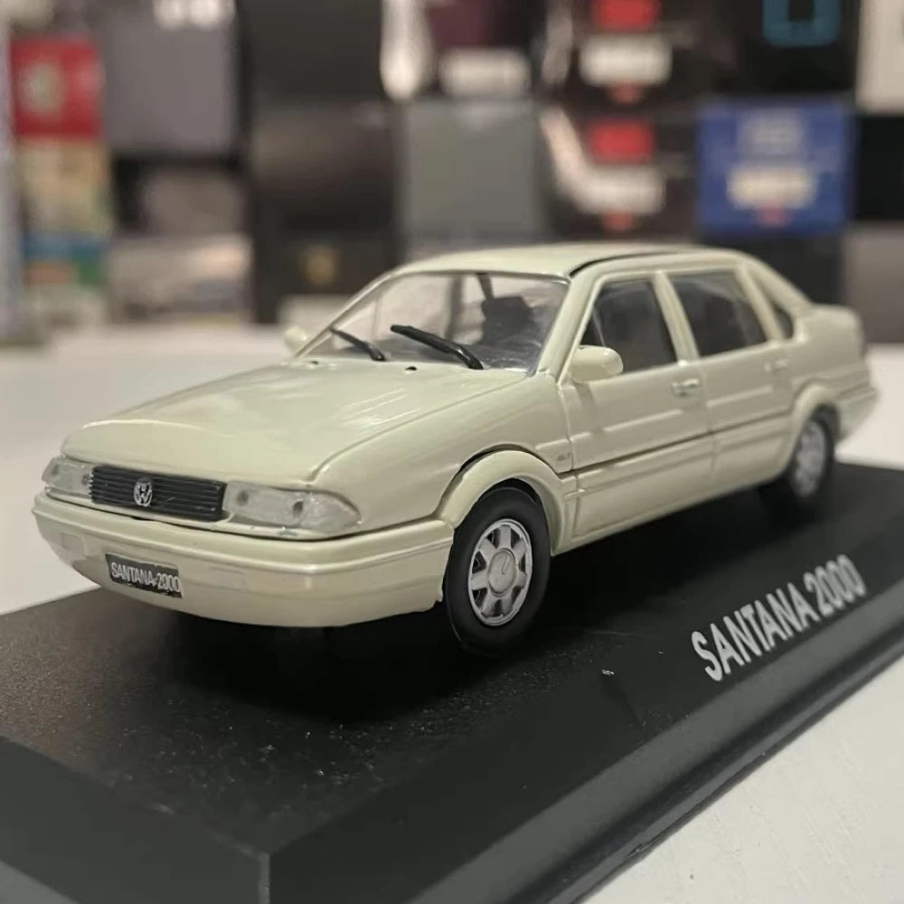 [OEM] 1:43 Volkswagen 1999 Santana 2000 bianco modellino di auto Die-Cast