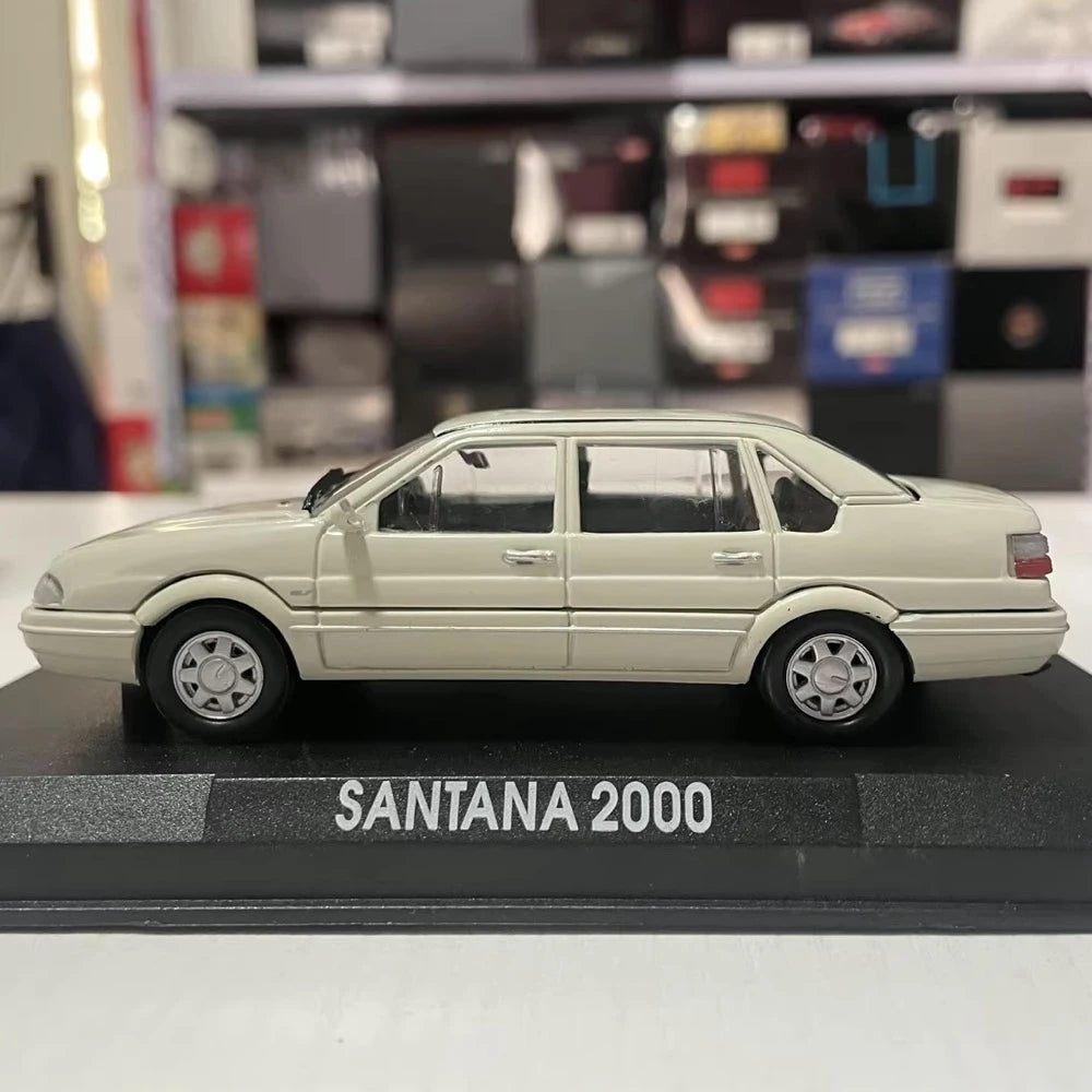 [OEM] 1:43 Volkswagen 1999 Santana 2000 bianco modellino di auto Die-Cast
