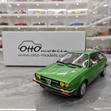 [OTTO] 1:18 Alfa Romeo 1976 Alfasud Sprint Green Model Car Resin