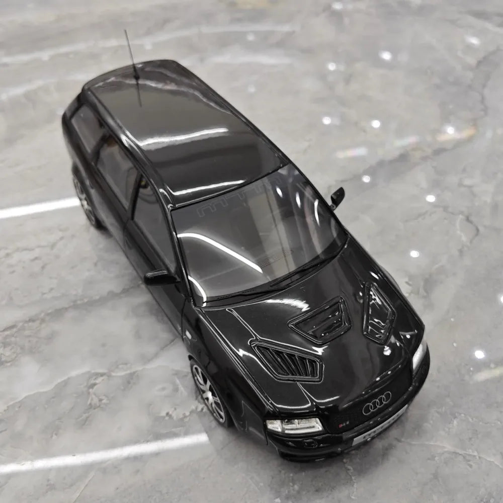 [OTTO] 1:18 Audi 2004 RS6 C5 Avant Clubsport Black Model Car Resin