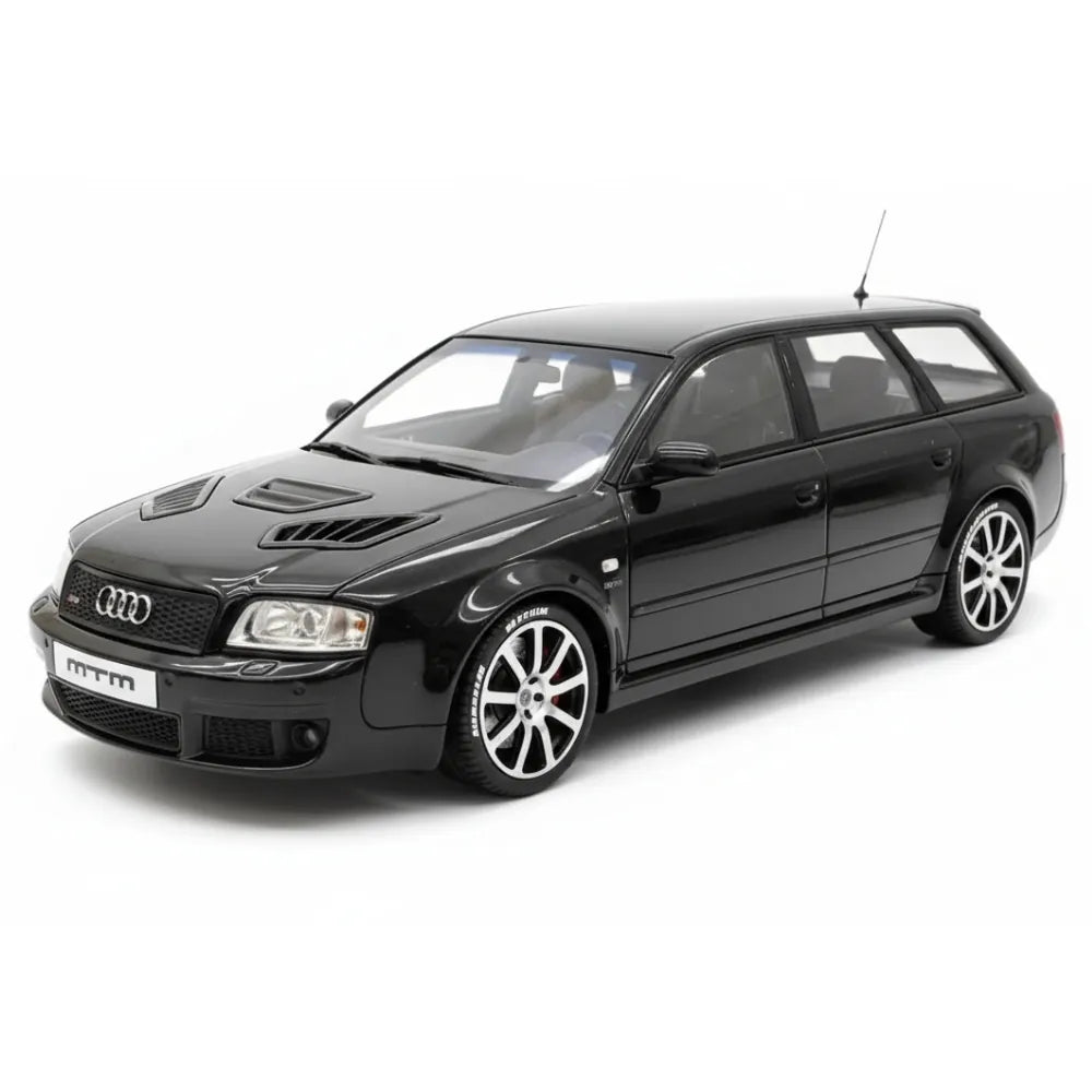 [OTTO] 1:18 Audi 2004 RS6 C5 Avant Clubsport Black Model Car Resin