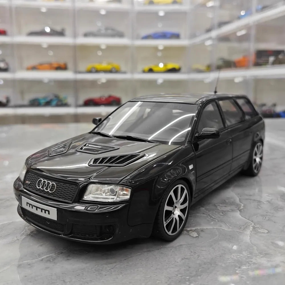 [OTTO] 1:18 Audi 2004 RS6 C5 Avant Clubsport Black Model Car Resin