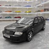 [OTTO] 1:18 Audi 2004 RS6 C5 Avant Clubsport Black Model Car Resin