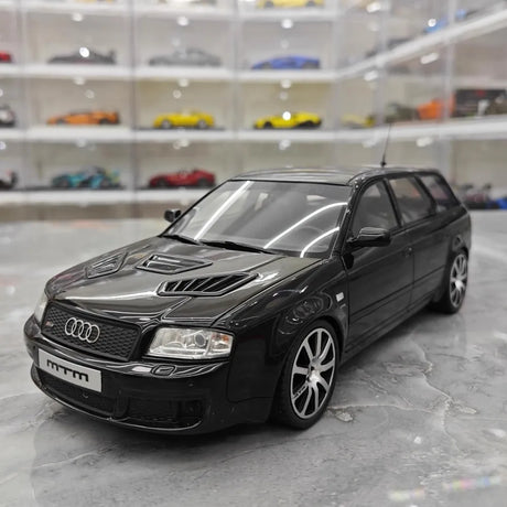 [OTTO] 1:18 Audi 2004 RS6 C5 Avant Clubsport Black Model Car Resin