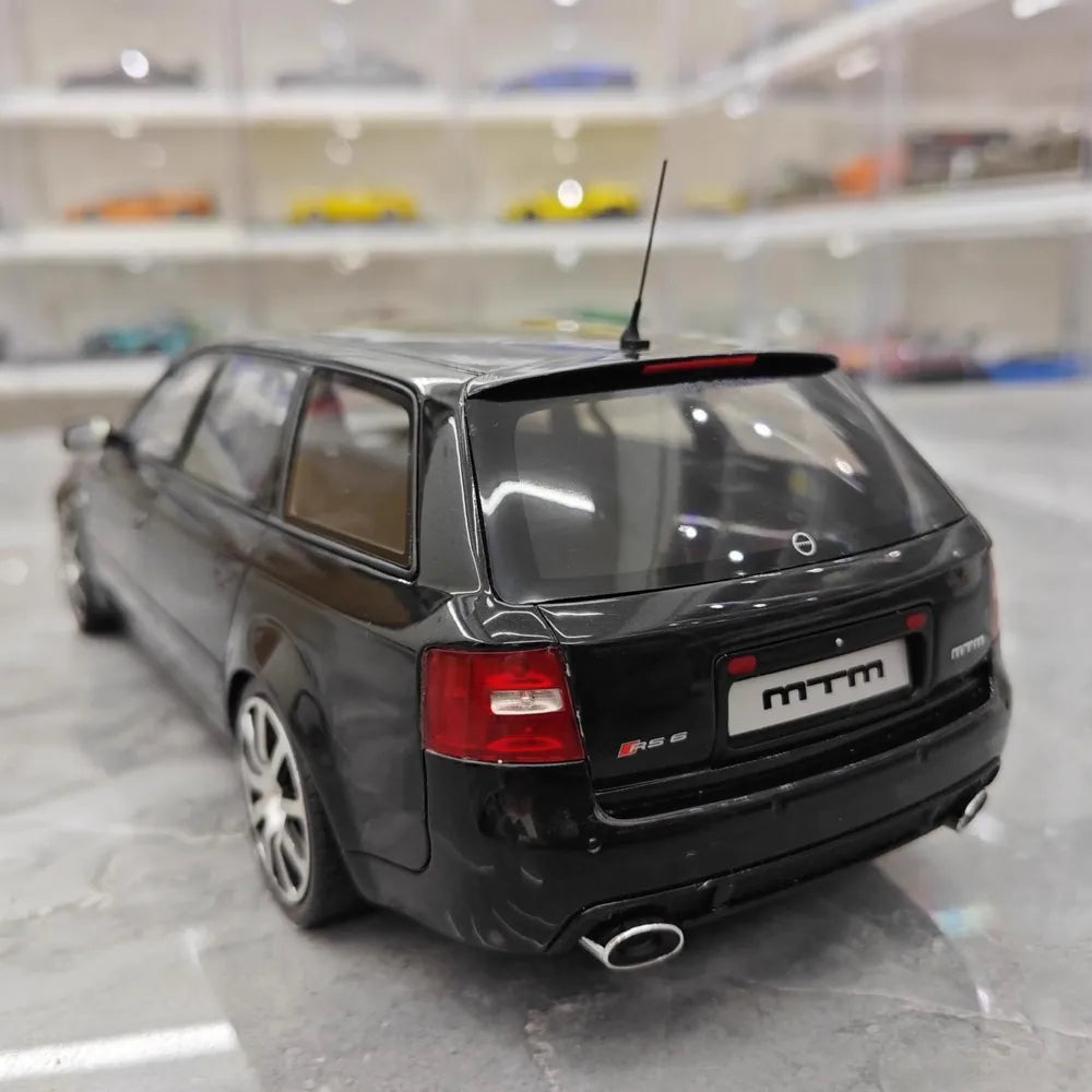 [OTTO] 1:18 Audi 2004 RS6 C5 Avant Clubsport Black Model Car Resin