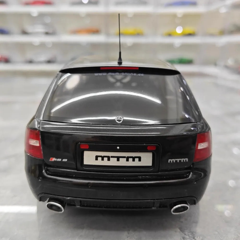 [OTTO] 1:18 Audi 2004 RS6 C5 Avant Clubsport Black Model Car Resin