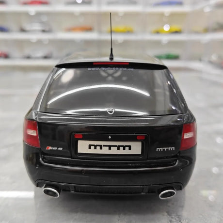 [OTTO] 1:18 Audi 2004 RS6 C5 Avant Clubsport Black Model Car Resin