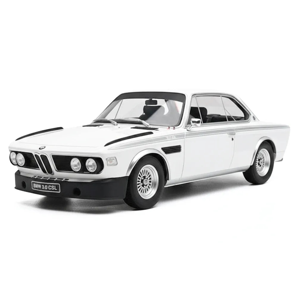[OTTO] 1:18 BMW 1972 E9 3.0 CSL White Model Car Resin