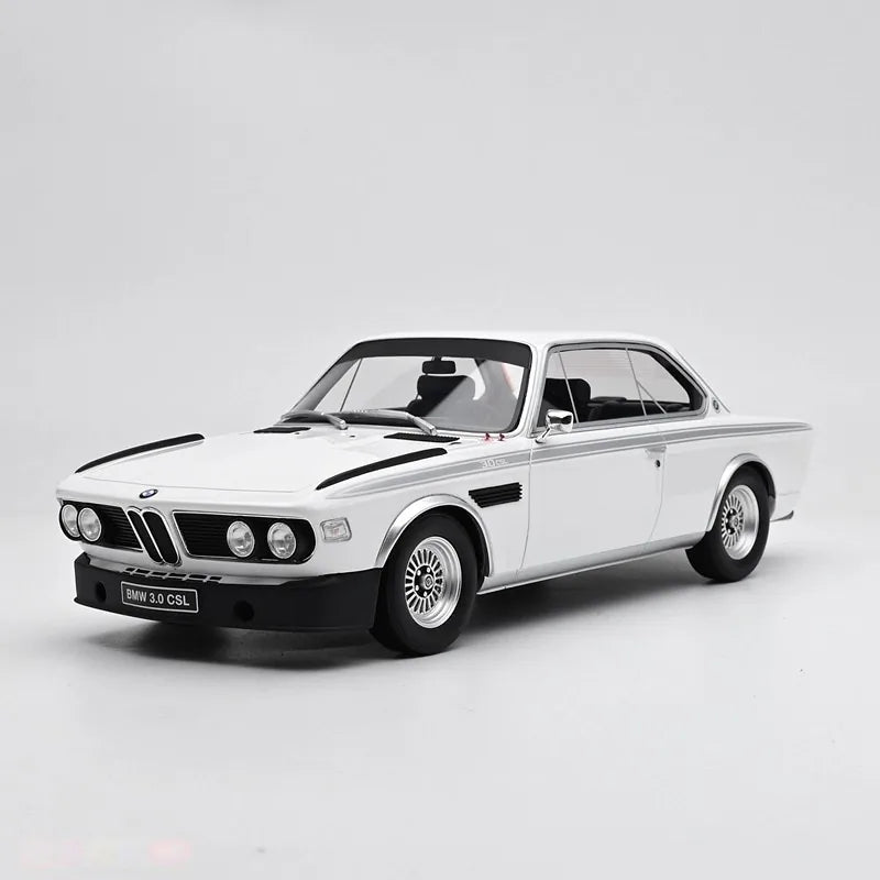 [OTTO] 1:18 BMW 1972 E9 3.0 CSL White Model Car Resin