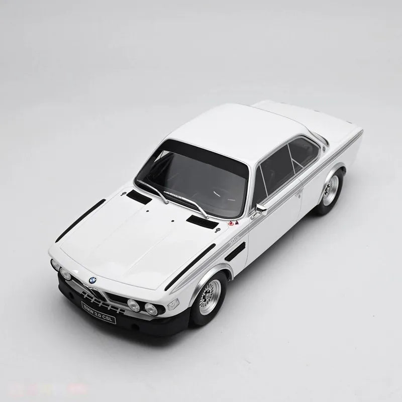 [OTTO] 1:18 BMW 1972 E9 3.0 CSL White Model Car Resin