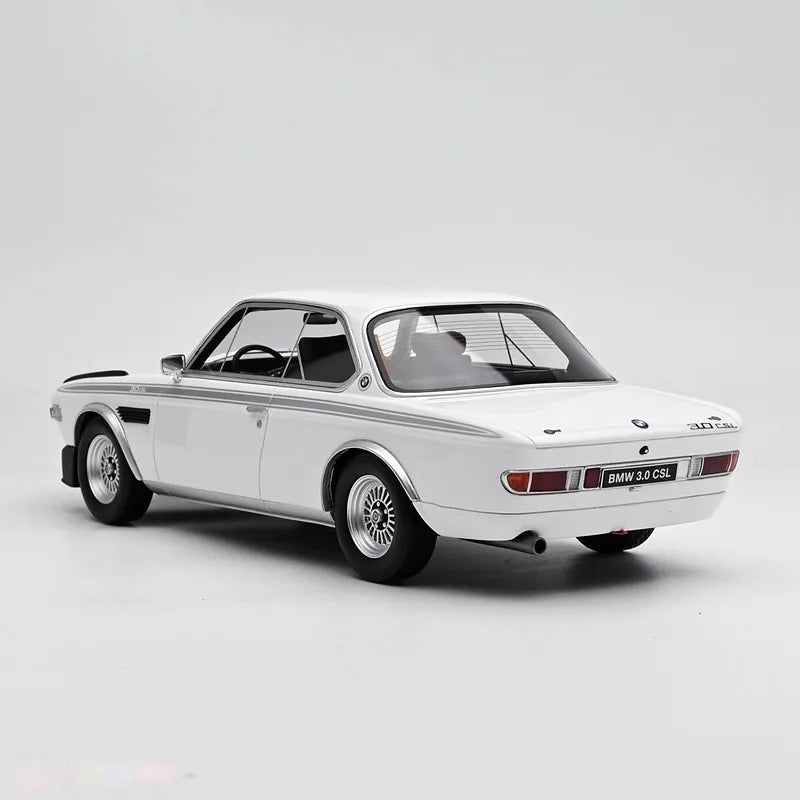 [OTTO] 1:18 BMW 1972 E9 3.0 CSL White Model Car Resin