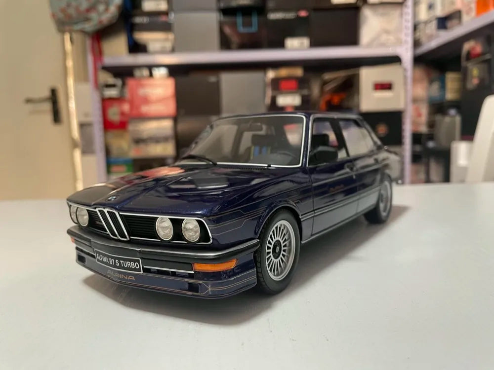 [OTTO] 1:18 BMW 1982 Alpina E24 B7S Turbo bleu voiture miniature Resin