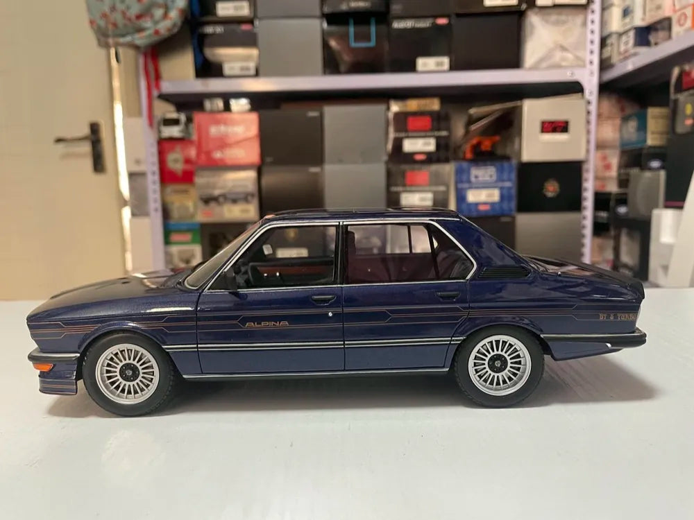 [OTTO] 1:18 BMW 1982 Alpina E24 B7S Turbo bleu voiture miniature Resin