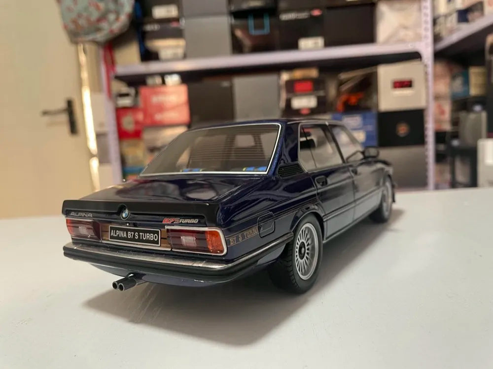 [OTTO] 1:18 BMW 1982 Alpina E24 B7S Turbo Blue Model Car Resin