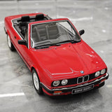 [OTTO] 1:18 BMW 1986 E30 325i Convertible rouge voiture miniature Resin