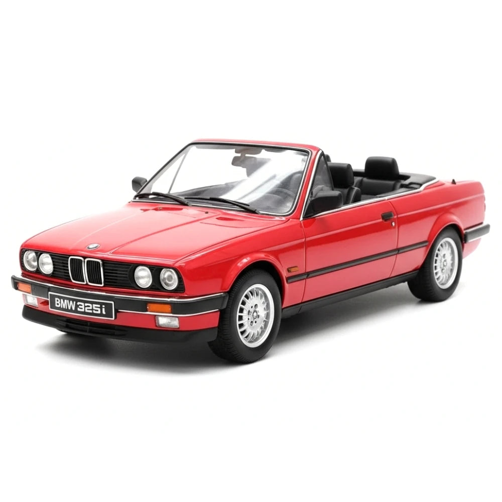 [OTTO] 1:18 BMW 1986 E30 325i Convertible rouge voiture miniature Resin