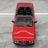 [OTTO] 1:18 BMW 1986 E30 325i Convertible rouge voiture miniature Resin