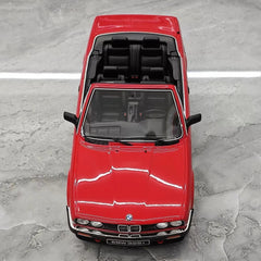 [OTTO] 1:18 BMW 1986 E30 325i Convertible Red Model Car Resin
