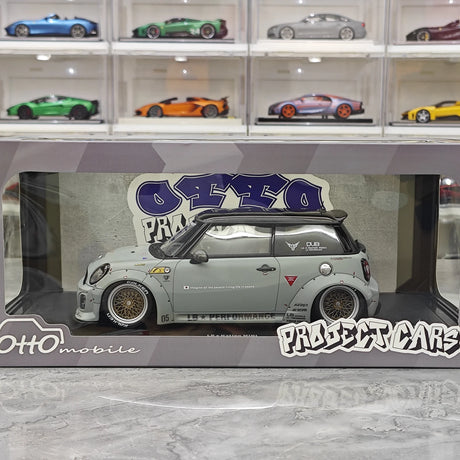 OTTO BMW Mini 2015 Cooper R56 LB-Works LB Nation Matte Grey 1:18 – 수집용 레진 모델 레진