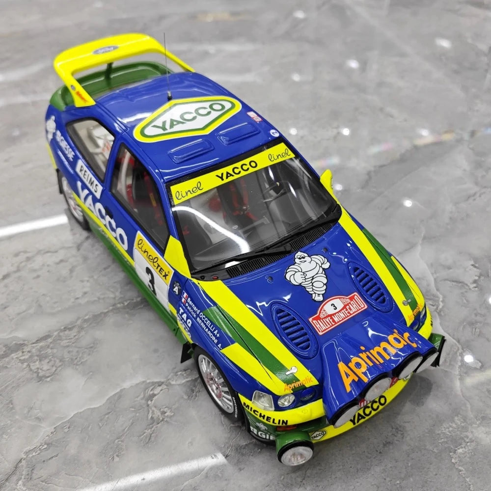 [OTTO] 1:18 Ford 1992 Escort RS Cosworth Group A #3 Model Car Resin / Closed Body