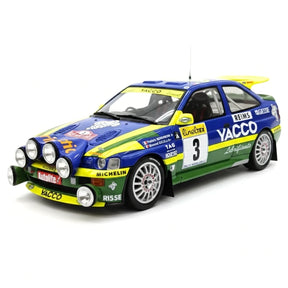 [OTTO] 1:18 Ford 1992 Escort RS Cosworth Group A #3 modellbil harts / Closed Body